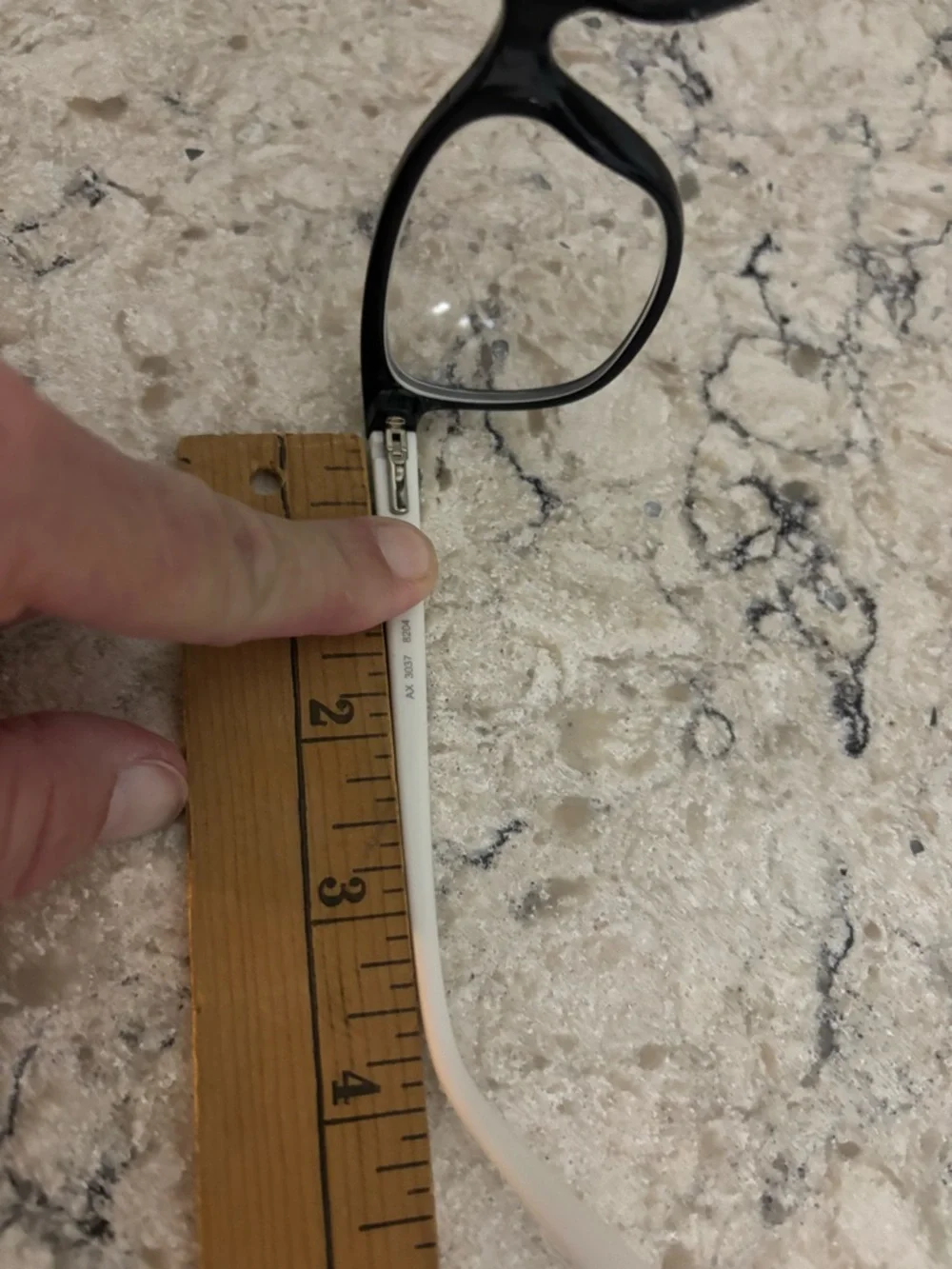 Armani Exchange Black and White Women's Eyeglasses Frames AX 3037 5204 53-17 140